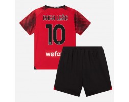 AC Milan Rafael Leao #10 Replika Babytøj Hjemmebanesæt Børn 2023-24 Kortærmet (+ Korte bukser)